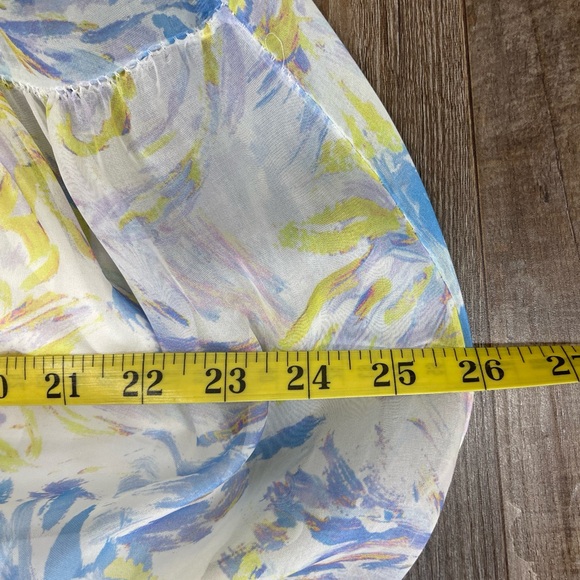 Elana Baldi Floral Spaghetti Strap Maxi Dress Size M-Made In Italy - Picture 6 of 7